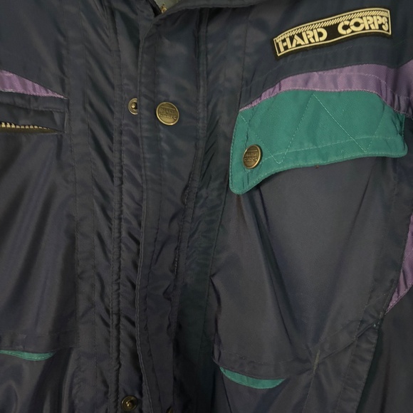 Vtg 90s Hard Corps GTX US Ski Team Tech Anorak Jacket sz M Beautiful Jacket - Picture 2 of 10